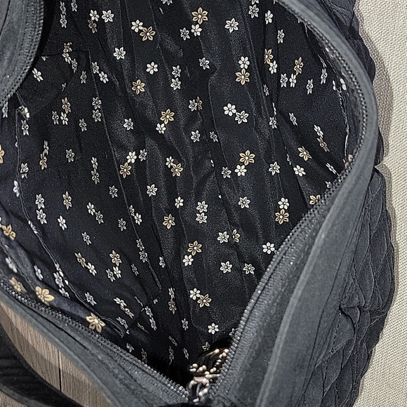 Vera Bradley Black Quilted Women's Bag - Picture 8 of 12